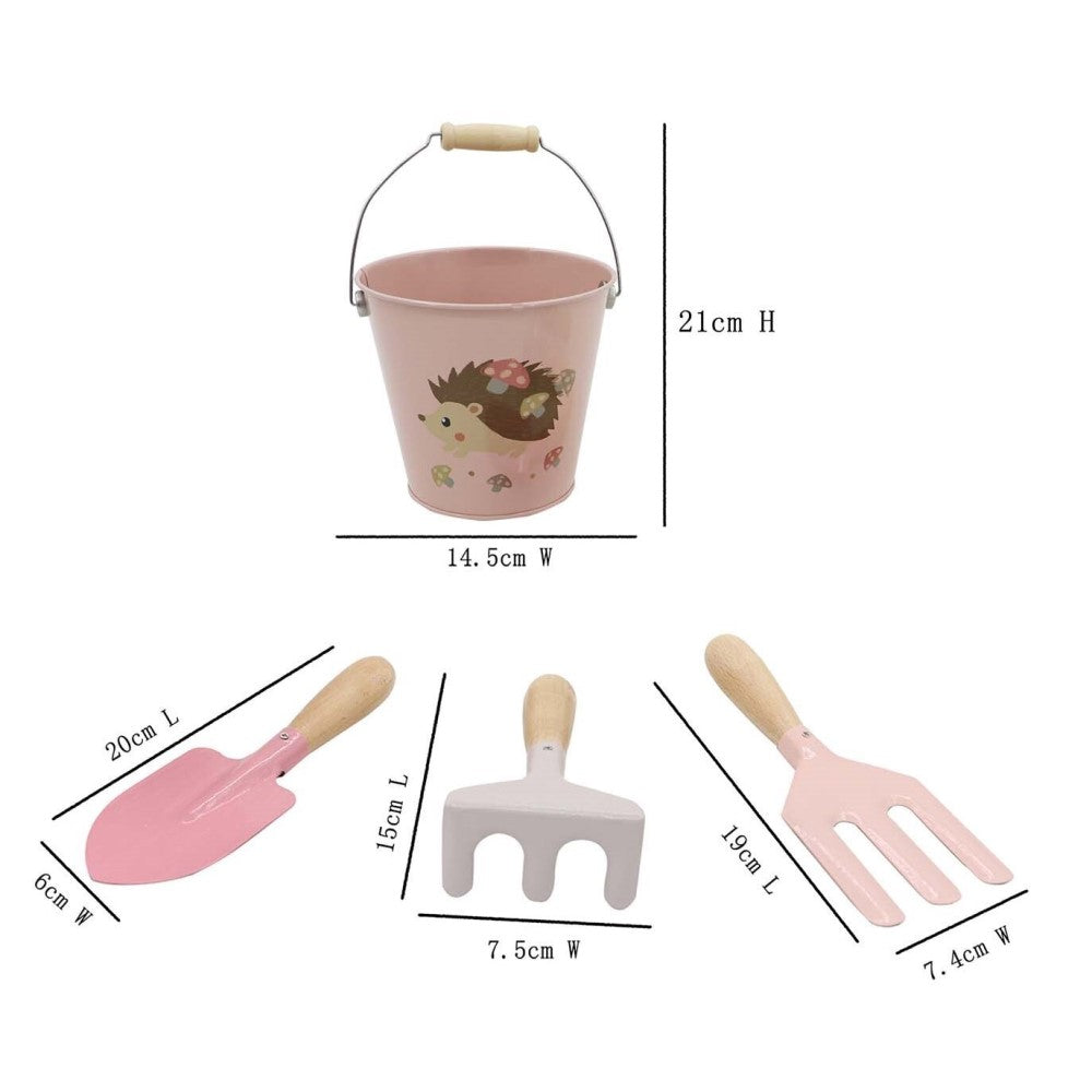 Kids Garden Tool 4Pcs Set Pink