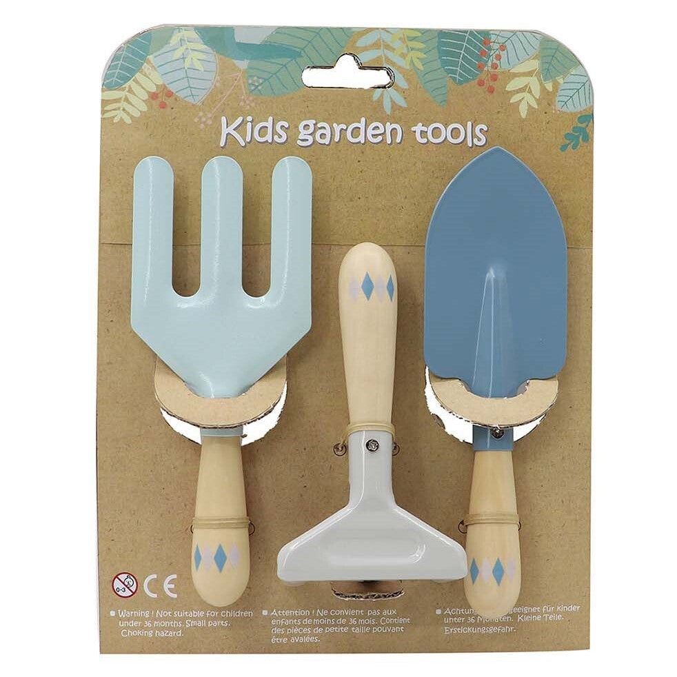 Kids Garden Tool 3Pcs Set Blue