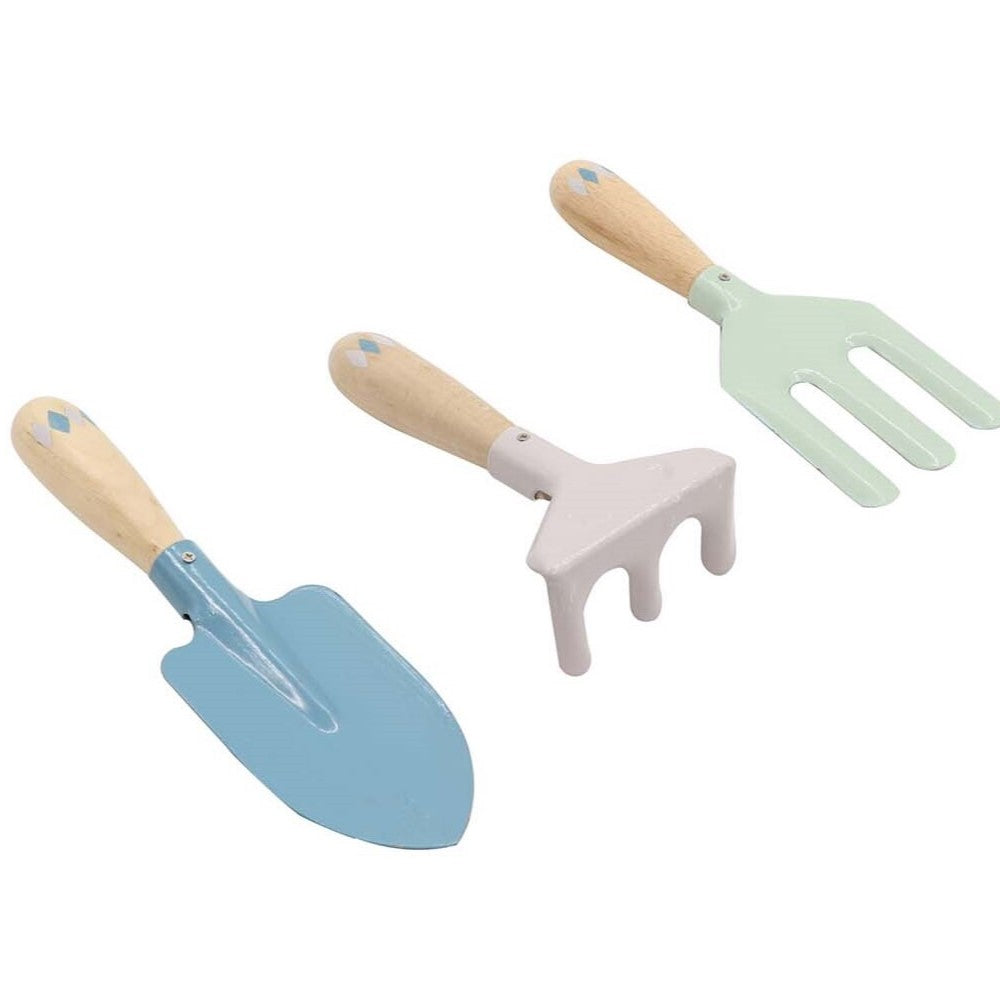 Kids Garden Tool 3Pcs Set Blue