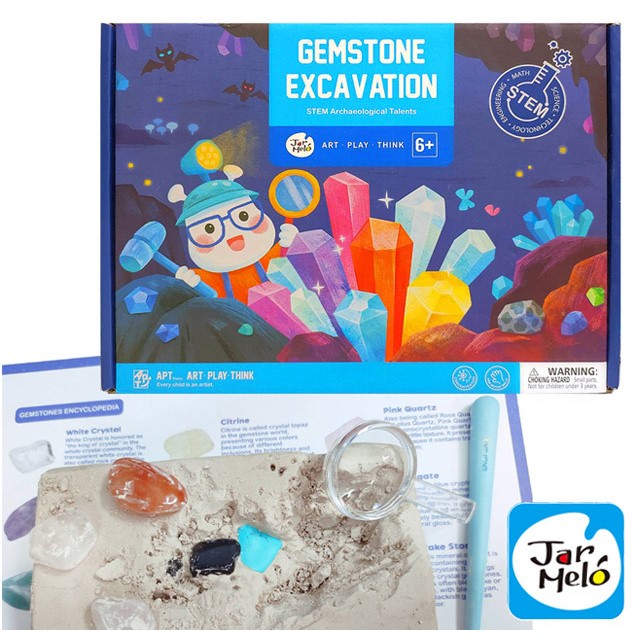 Kids Gem Stones Excavation Kit