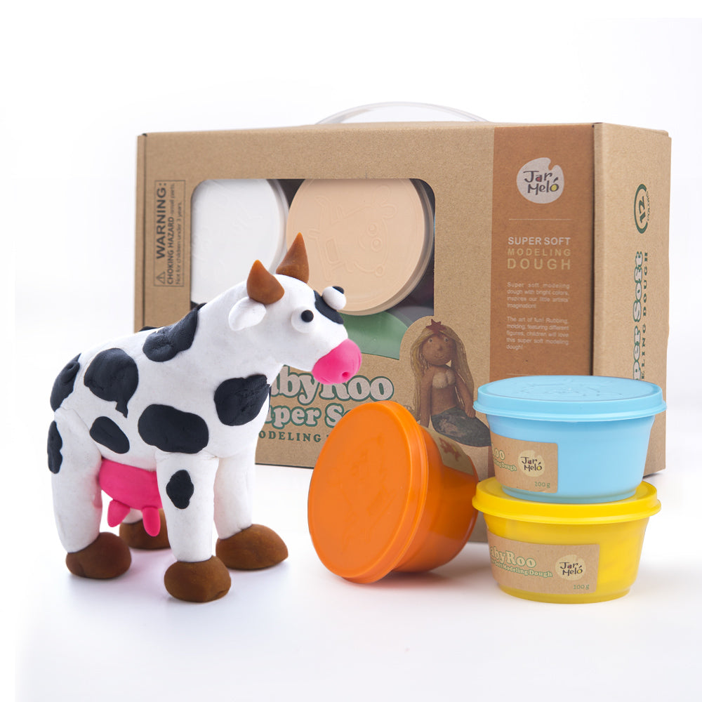 Kids Modelling Dough Set - 12 Colours