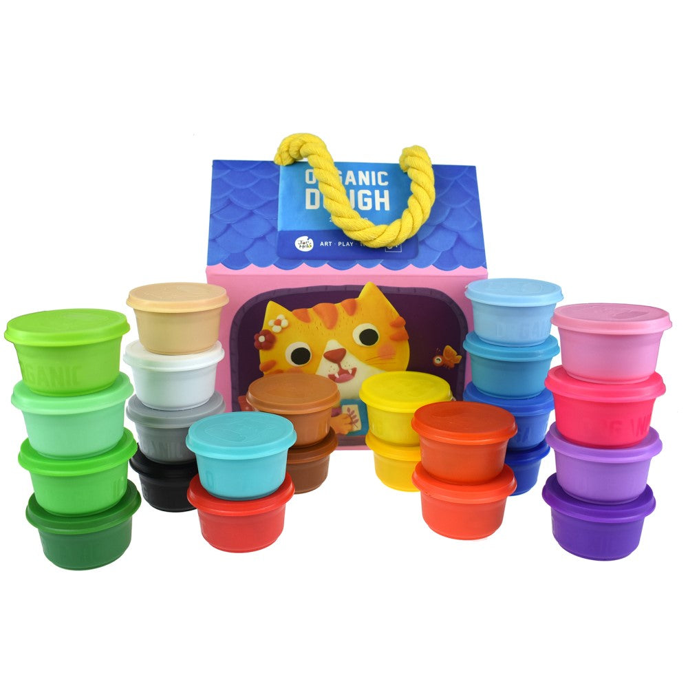 Kids Modelling Organic Dough Set - 24 Colours