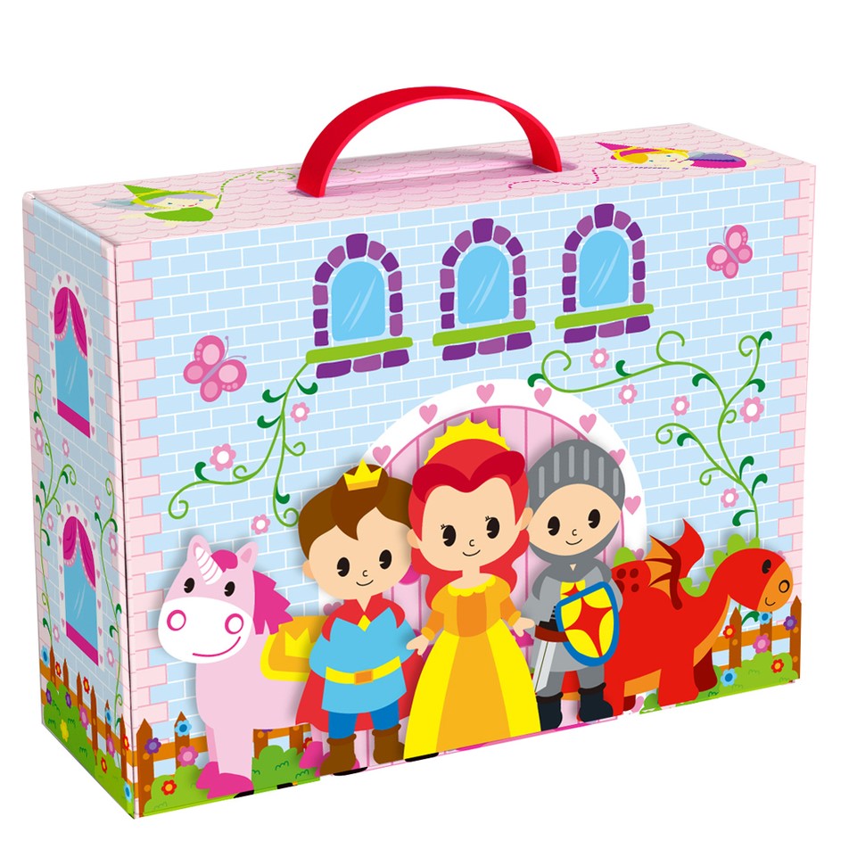 Kids Princess Story Playset In Carry Case