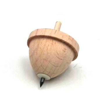 Kids Wooden Pencil Tip Spinning Tops Pack of 3