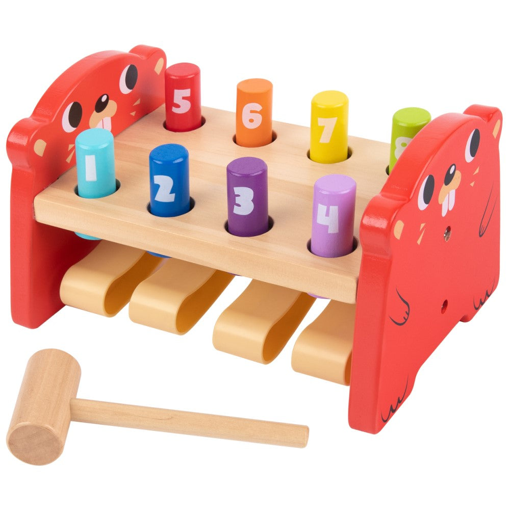 Kids Wooden Whack A Mole Sensory Toy