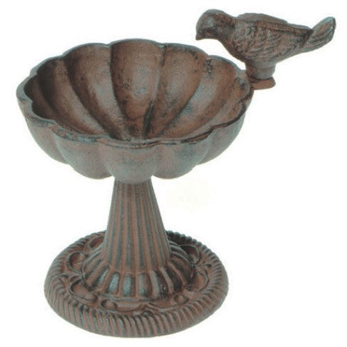 Lotus Bowl Cast Iron Bird Feeder