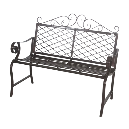 Outdoor 2 Seater Cast Iron Bench