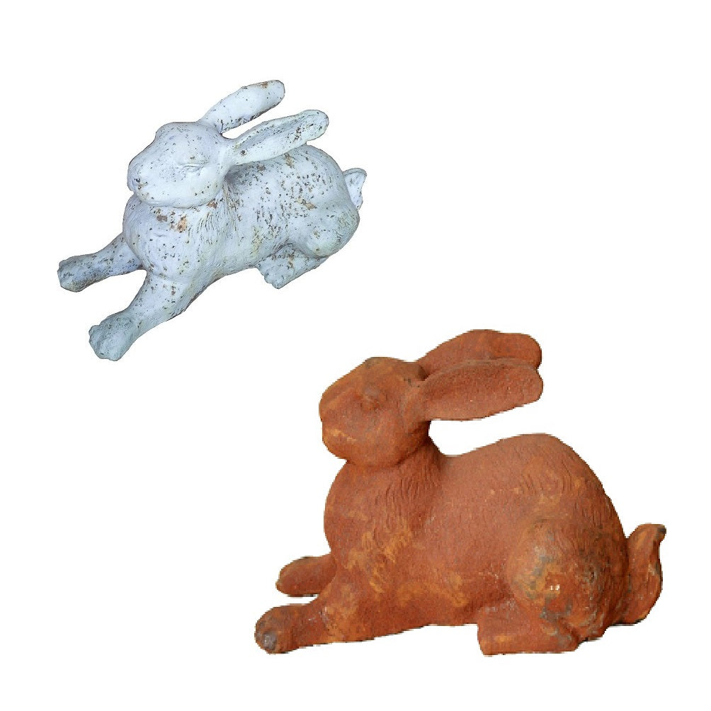 Rabbit Cast Iron Statue Door Stopper (Available in 2 Colors)