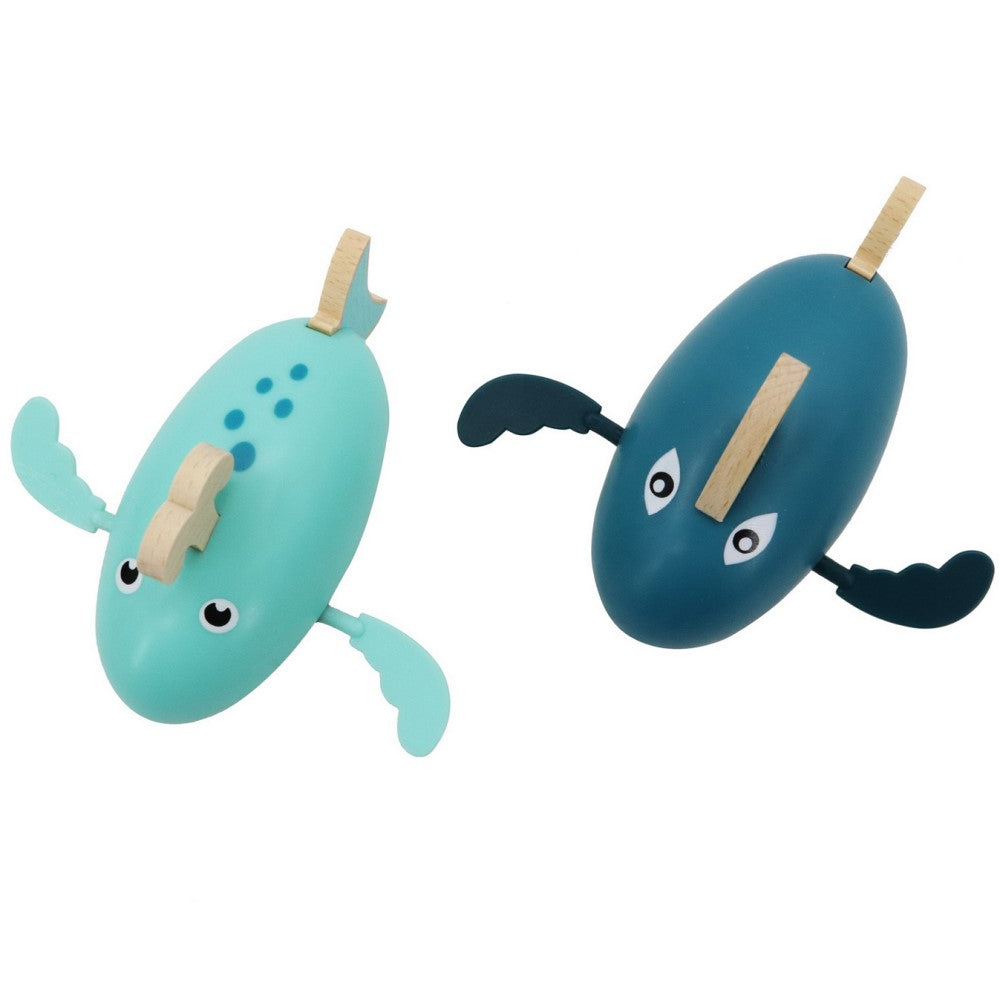 Shark & Whale Water Play Wind Up Toys (Sent At Random)