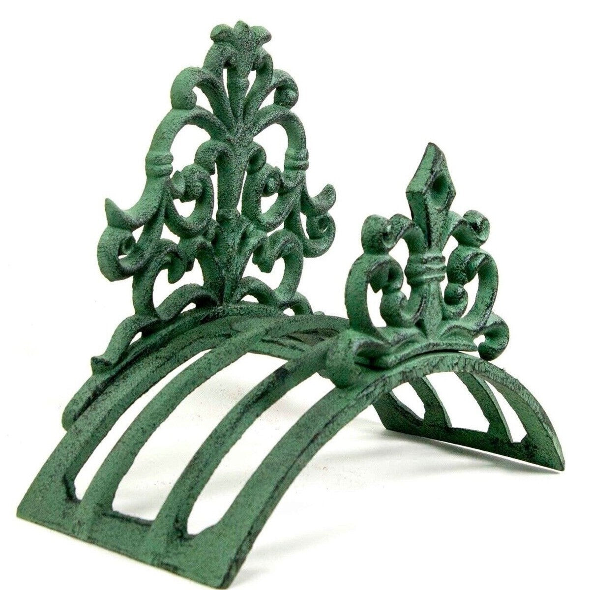 Sophisticated Cast Iron Wall Mount Hose Hanger - Verdigris