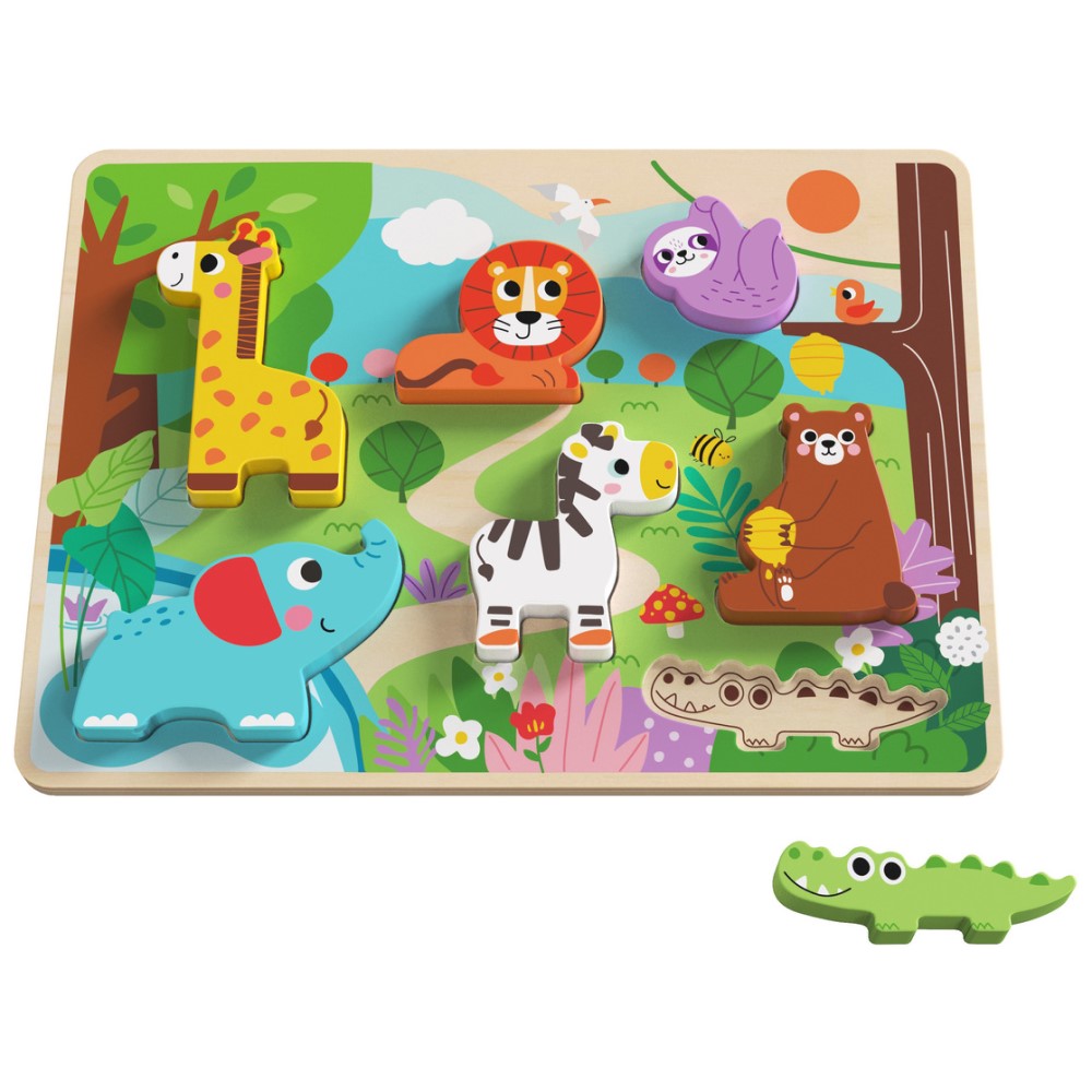 Toddlers Shape Sorter & Matching Puzzle Game - Animal