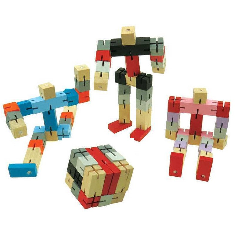 Twist & Lock Transforming Robot Block (Sent At Random)