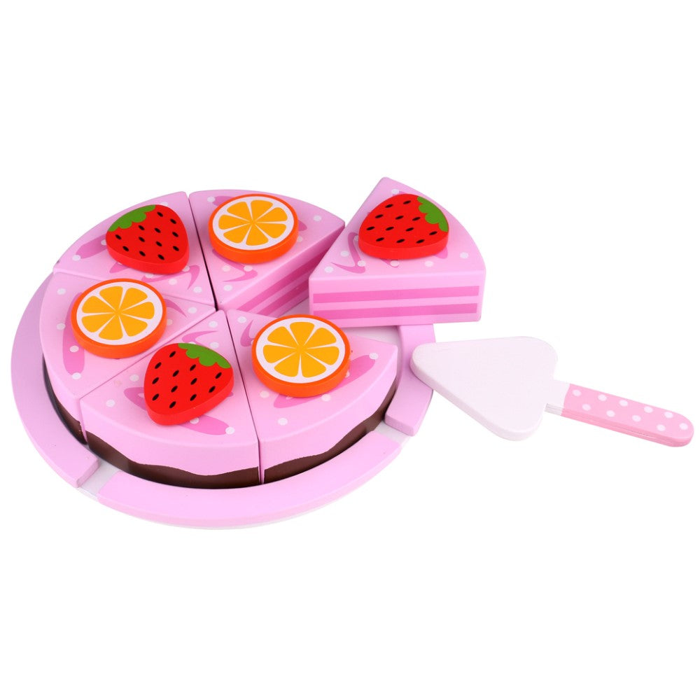 Wooden Fruit Cake Play Set