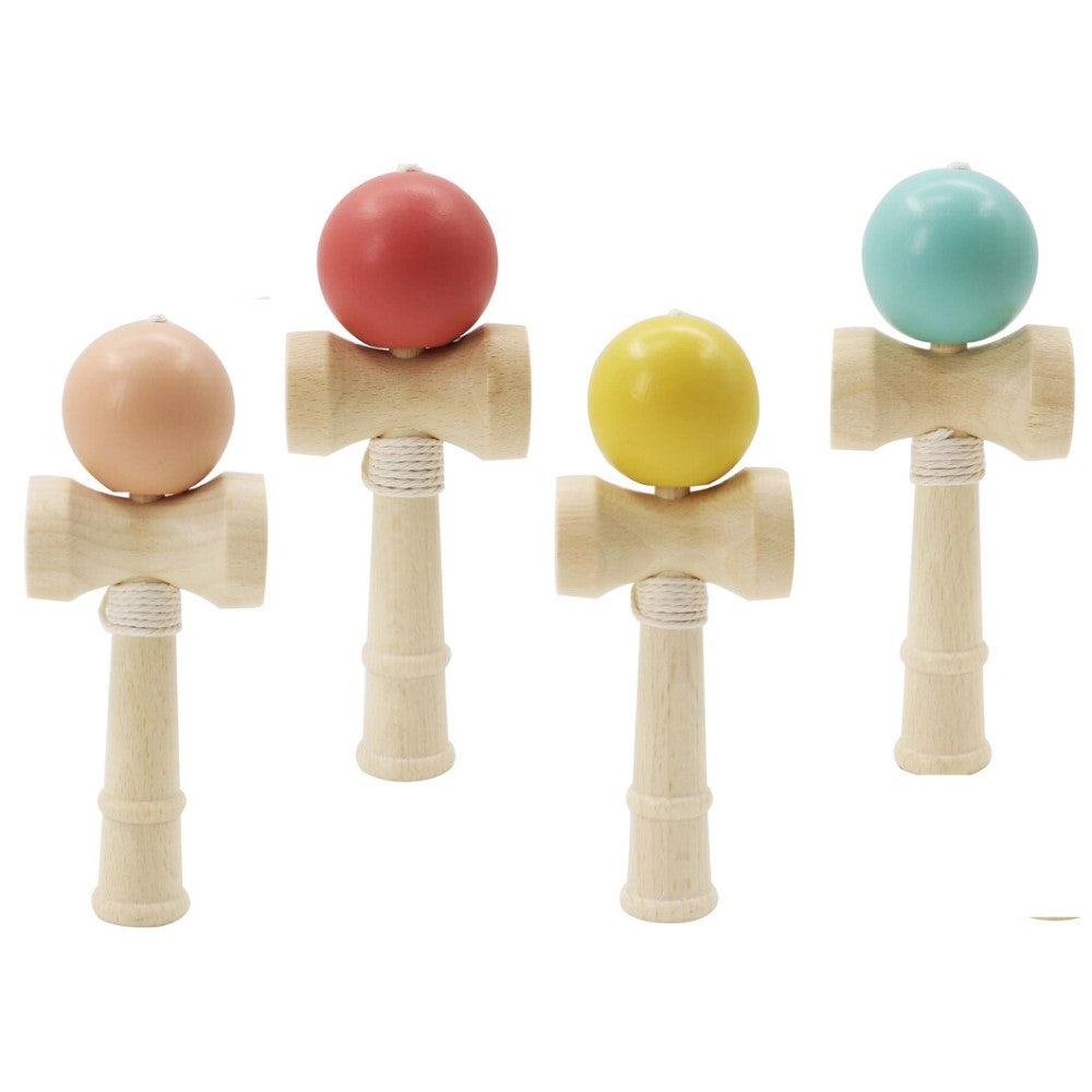 Wooden Kendama Catch The Ball Game Set of 4