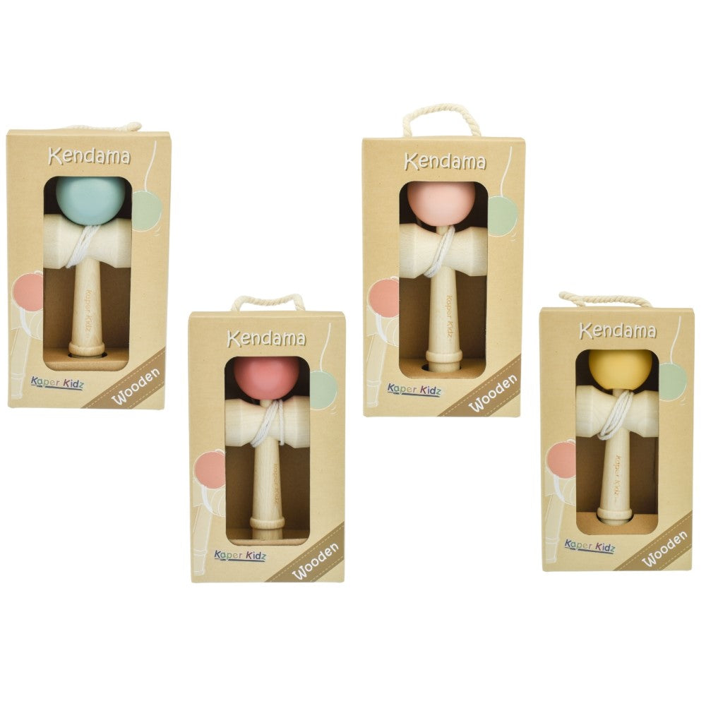 Wooden Kendama Catch The Ball Game Set of 4