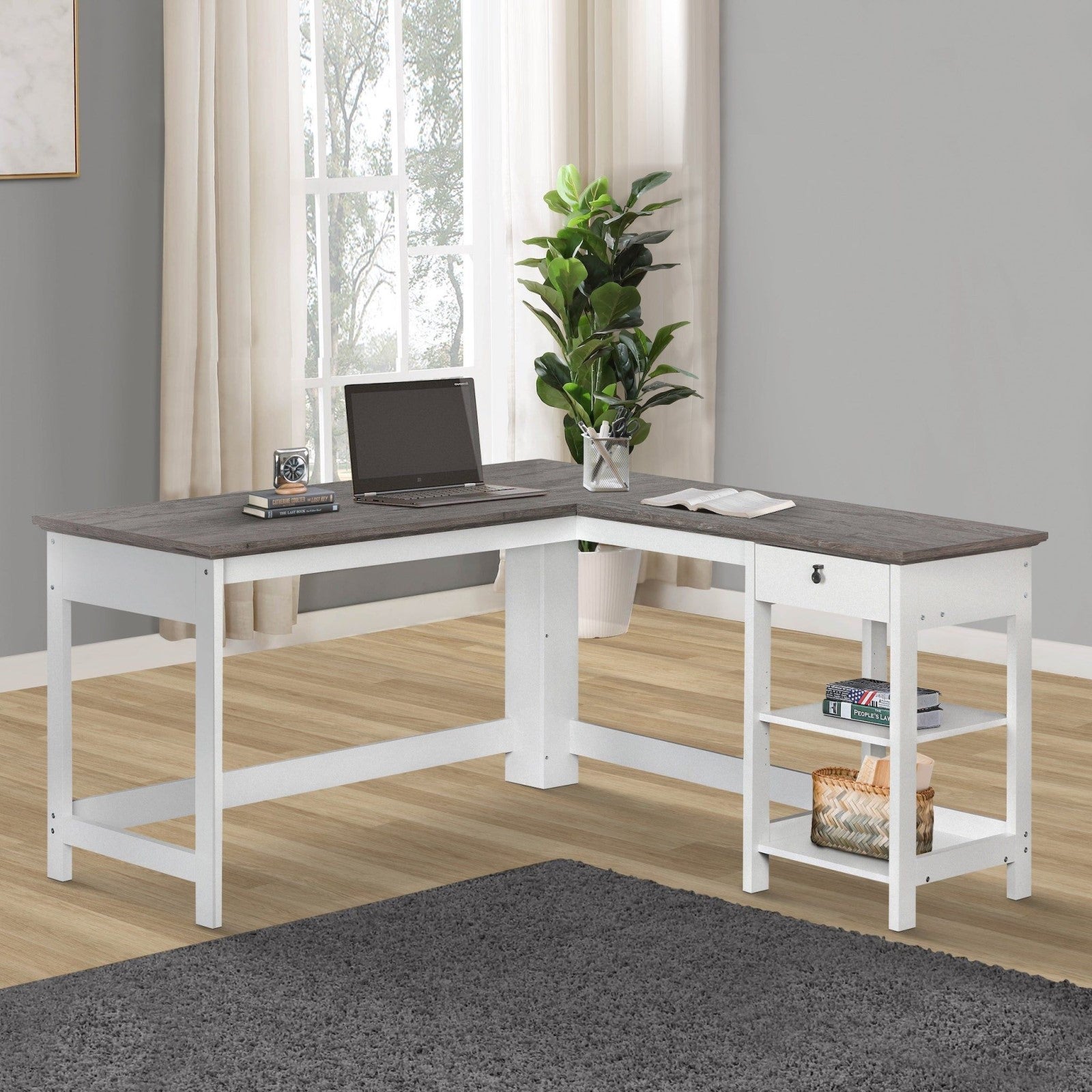 1.5m L-Desk for Contemporary Office Solutions