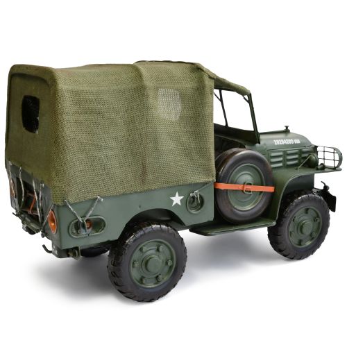 1944 Army Truck Metal Ornament - Green - 34x17x21.5cms