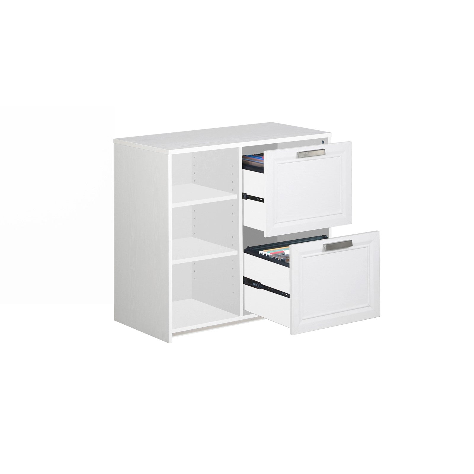 2-Drawer File Cabinet in Timeless White