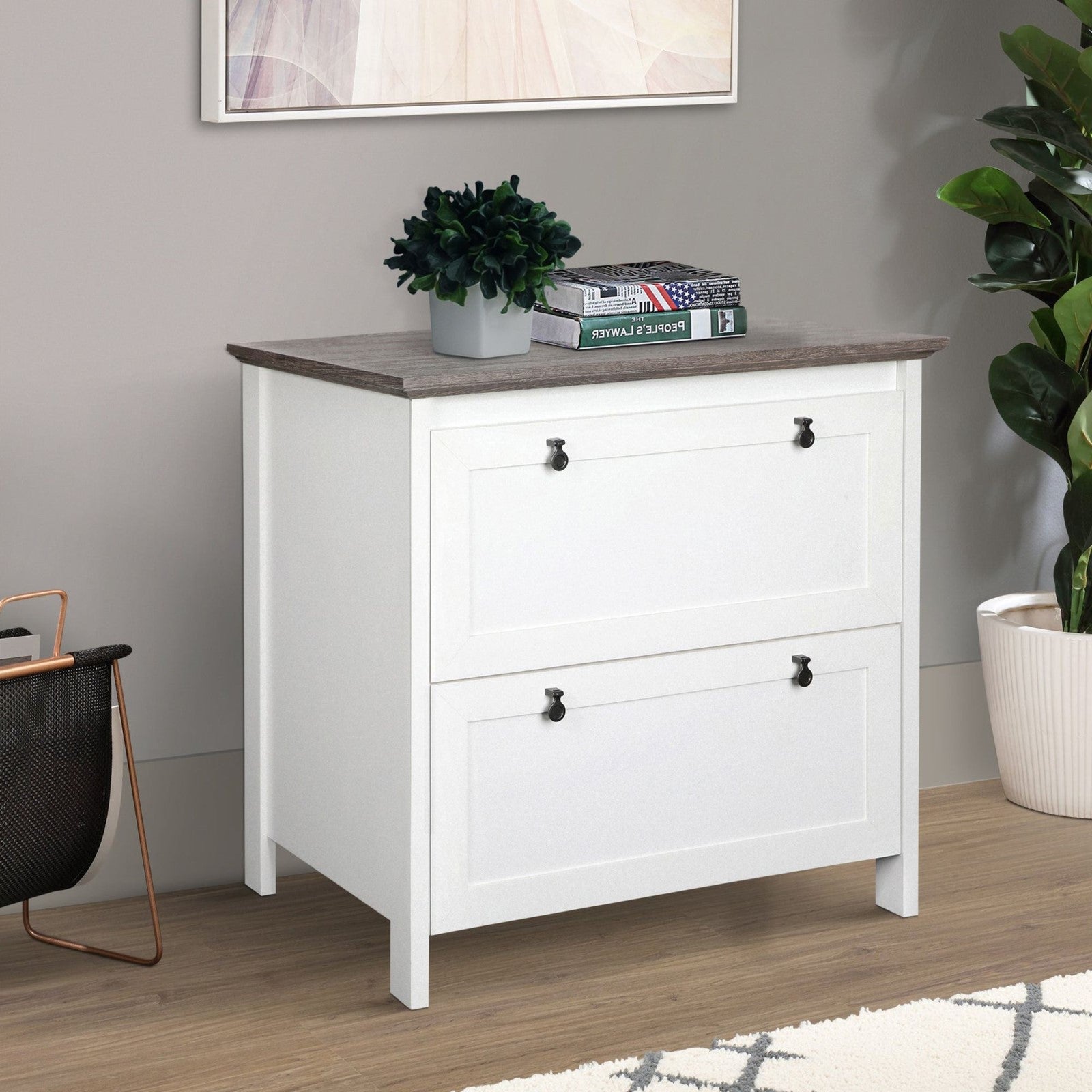 2-Drawer Filing Cabinet for Efficient Spaces