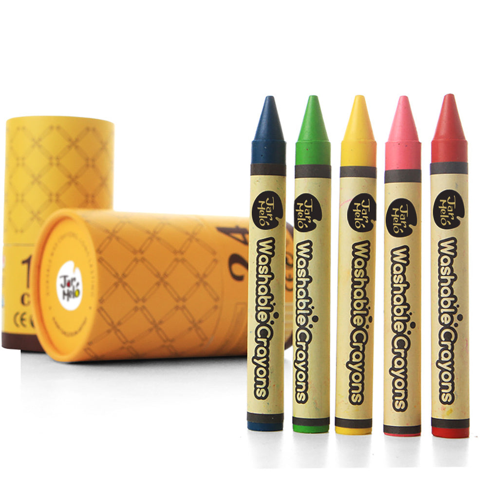 24 Colours Washable Crayons