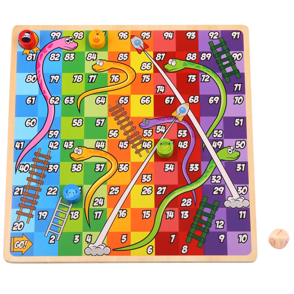 2 In 1 Ludo And Snake & Ladder Games Set