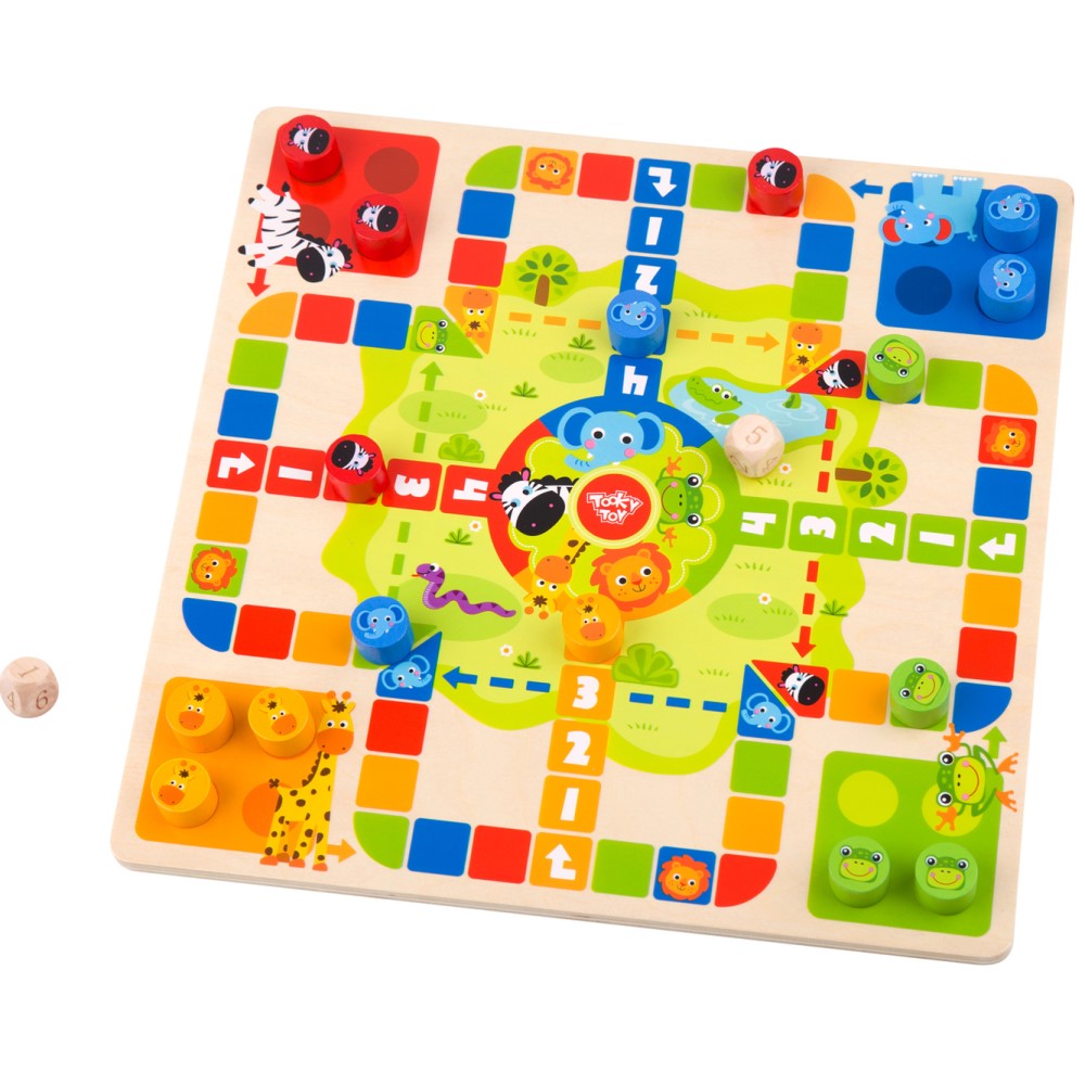 2 In 1 Ludo And Snake & Ladder Games Set