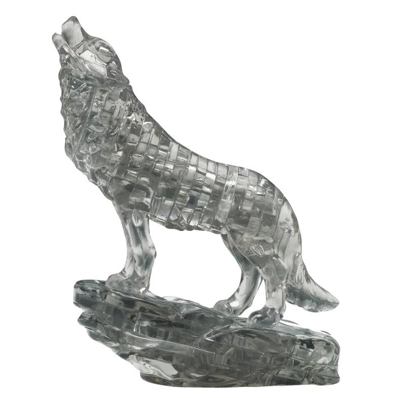 3D Crystal Puzzle - Black Wolf