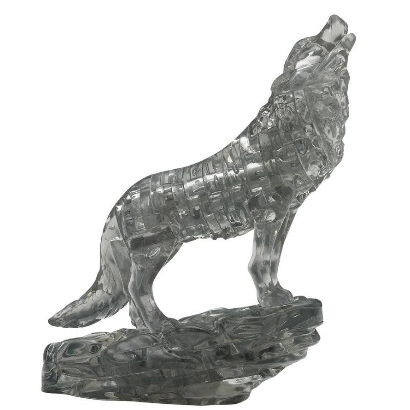 3D Crystal Puzzle - Black Wolf