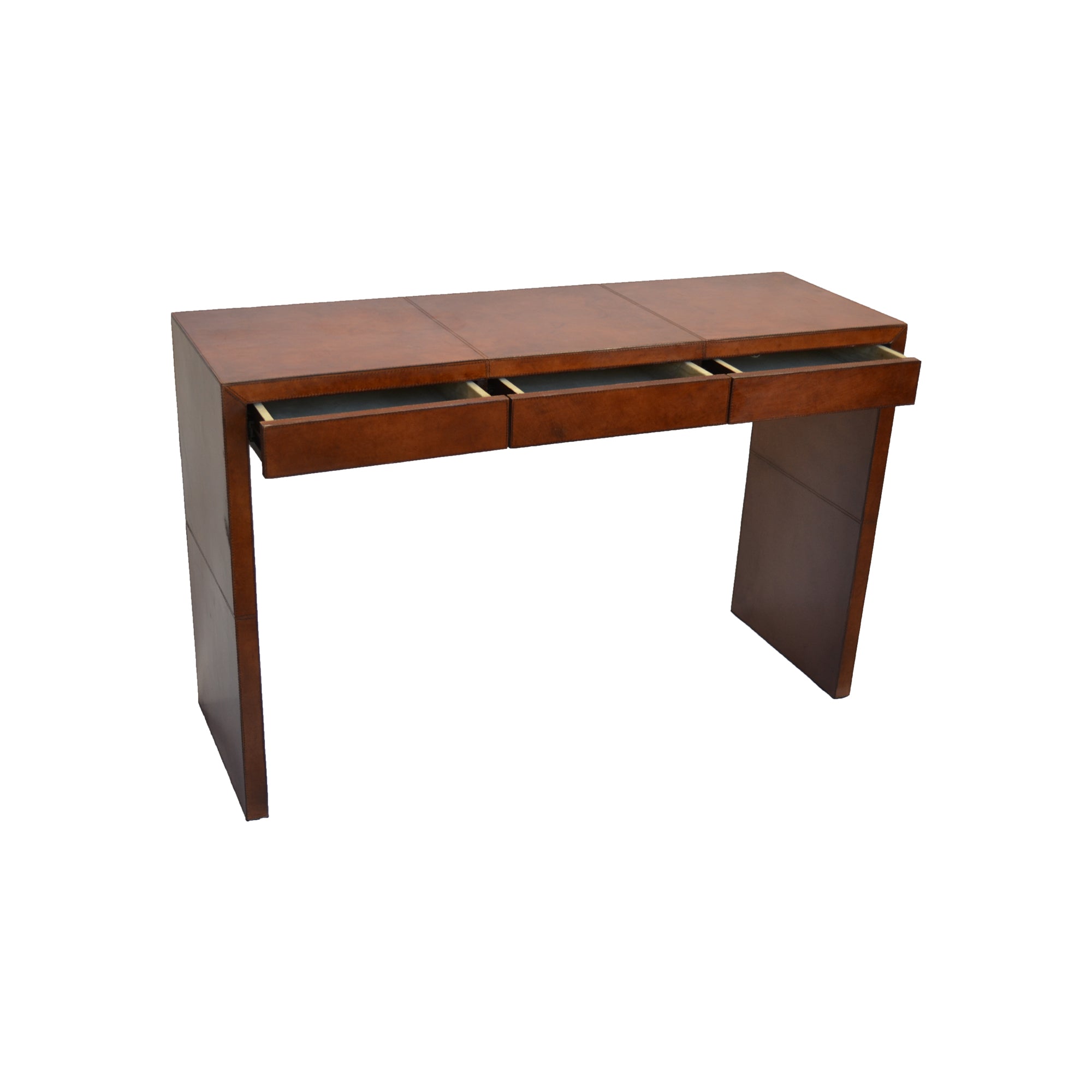 3 Drawers Leather Console Table (Available in 3 Colors)