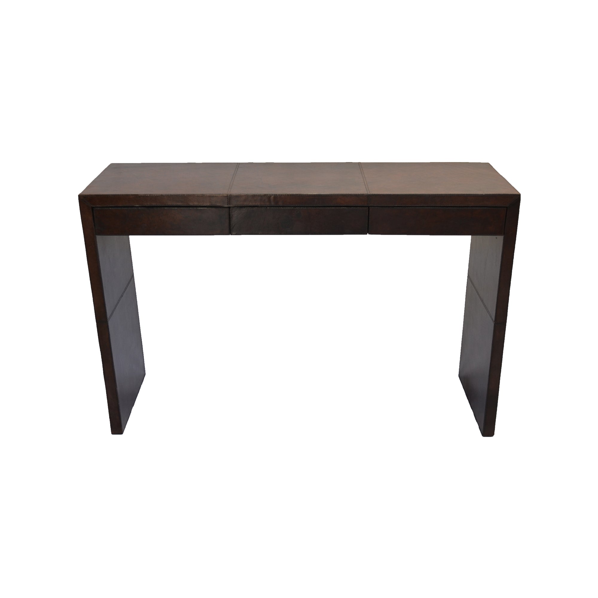 3 Drawers Leather Console Table (Available in 3 Colors)