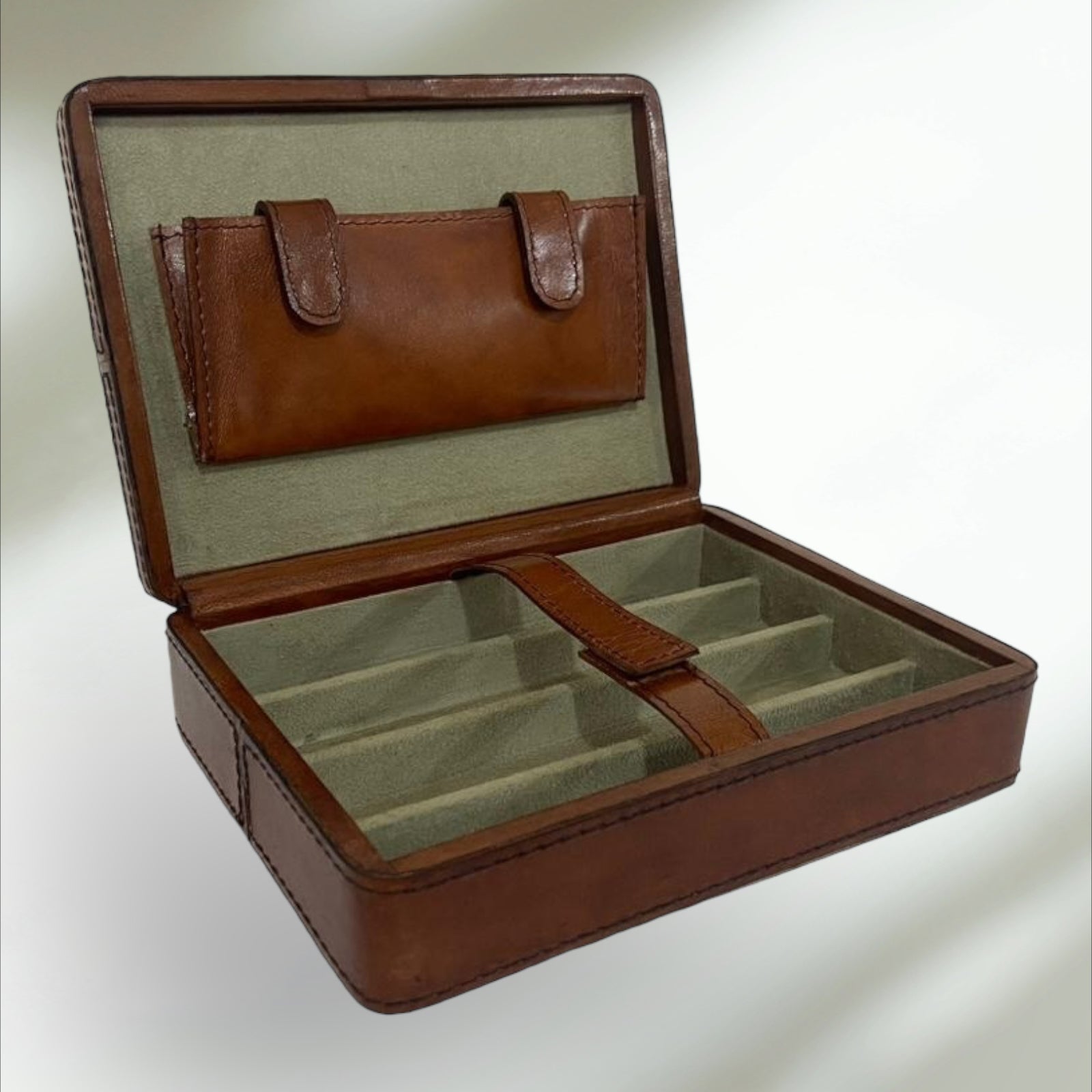 Elegant 4 Cigars Leather Box (Available in 2 Colors)