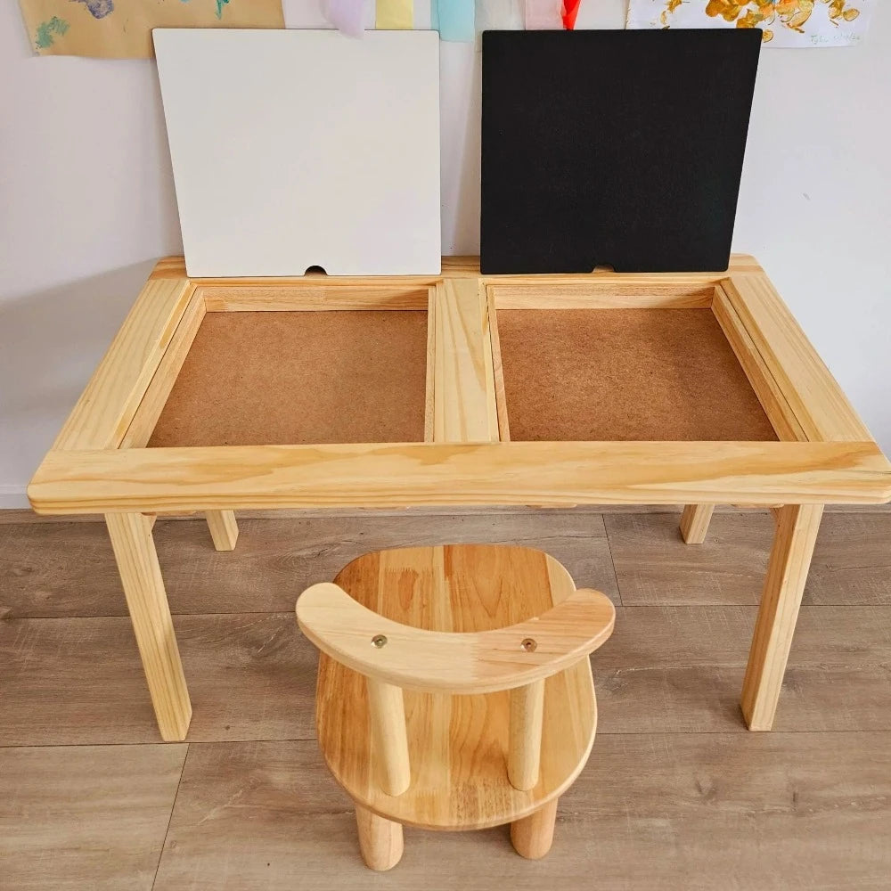 4 in 1 Wooden Activity Table