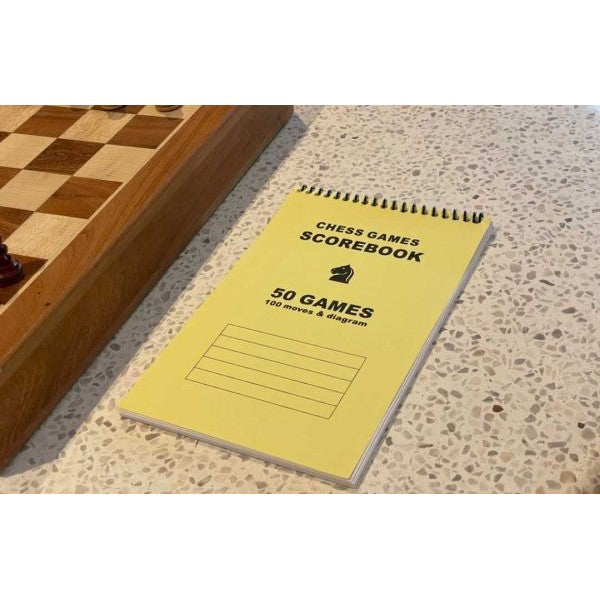 50 Games Chess Scorebook