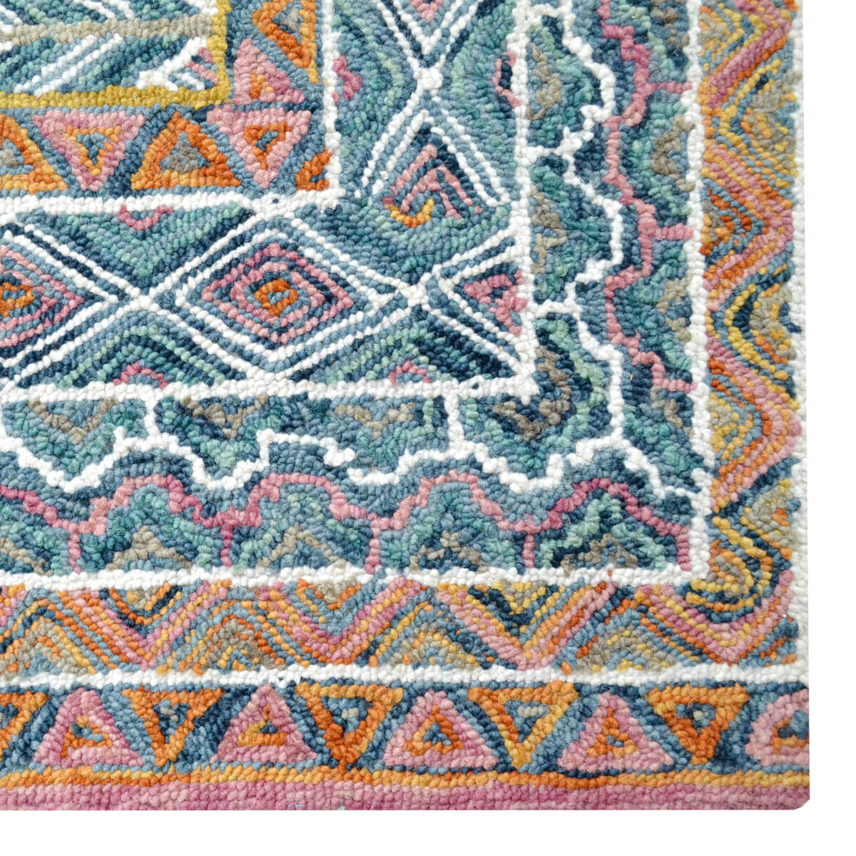 Abstract Design Handmade Woolen Rug (Available in 3 Sizes)