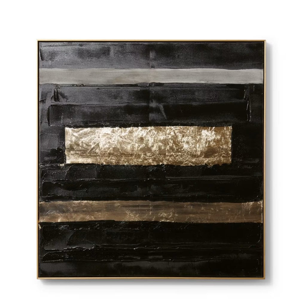 Abstract Hand Painted Wall Art - 90 x 90cms