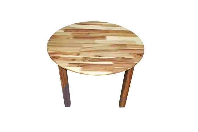 Acacia Wooden Round Table 75cms