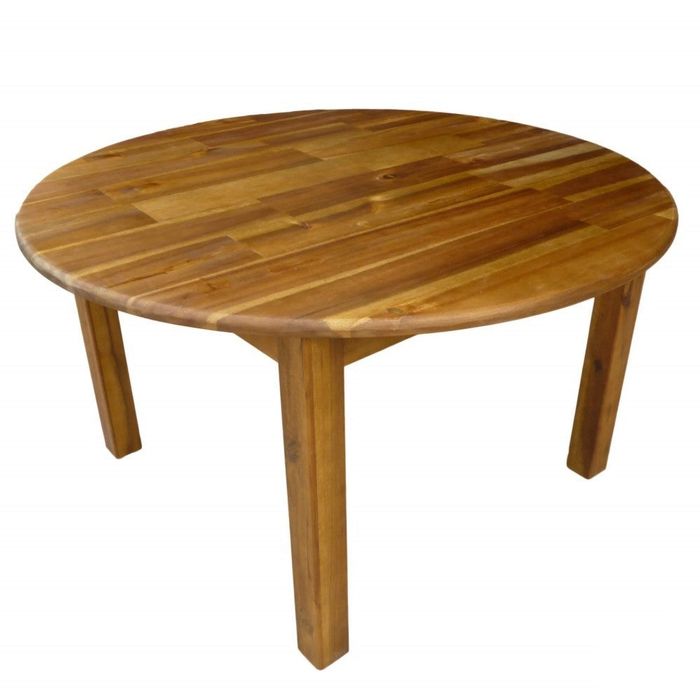 Acacia Wooden Round Table 90cms