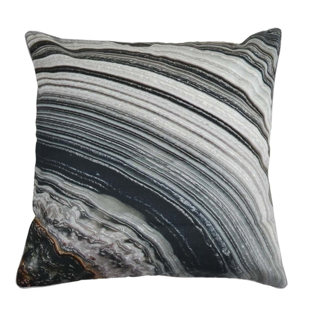 Agate Pattern Cushion With Recycled Fill 45 X 45cms