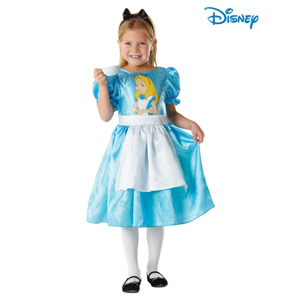 Alice In Wonderland Classic Child Girl's Costumes (Available in 3 Sizes)