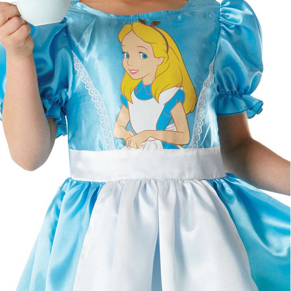 Alice In Wonderland Classic Child Girl's Costumes (Available in 3 Sizes)