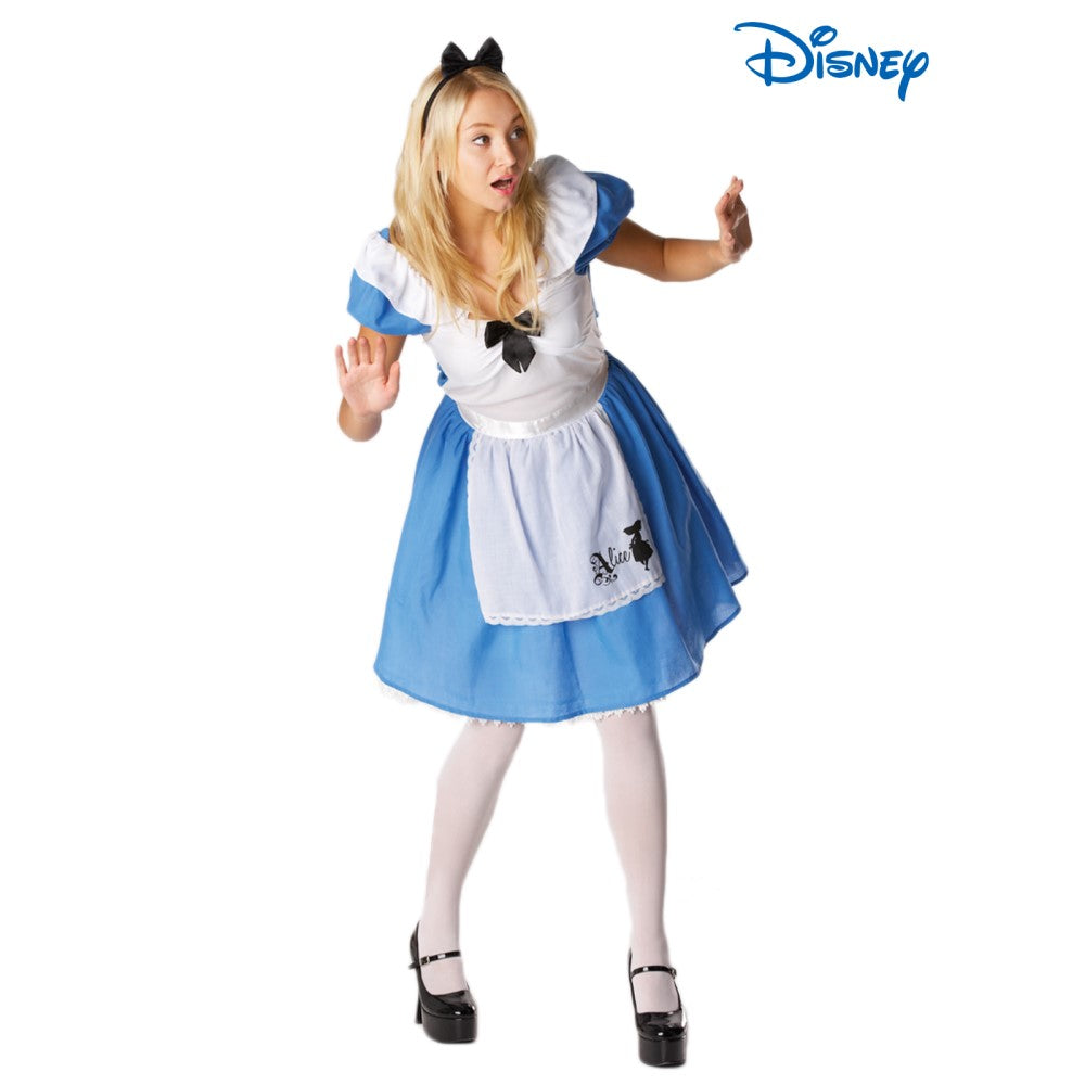 Alice In Wonderland Classic Women's Costumes (Available in 3 Sizes)