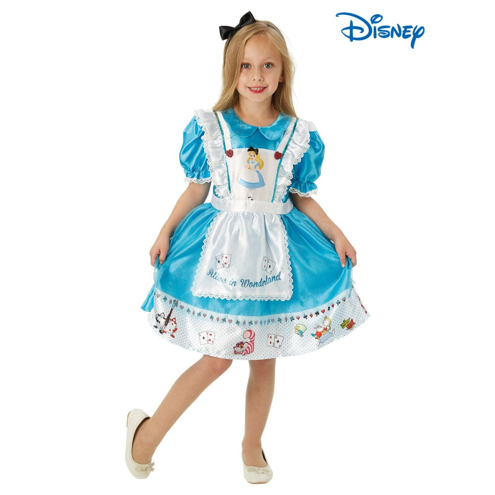 Alice In Wonderland Deluxe Girl's Costumes (Available in 3 Sizes)