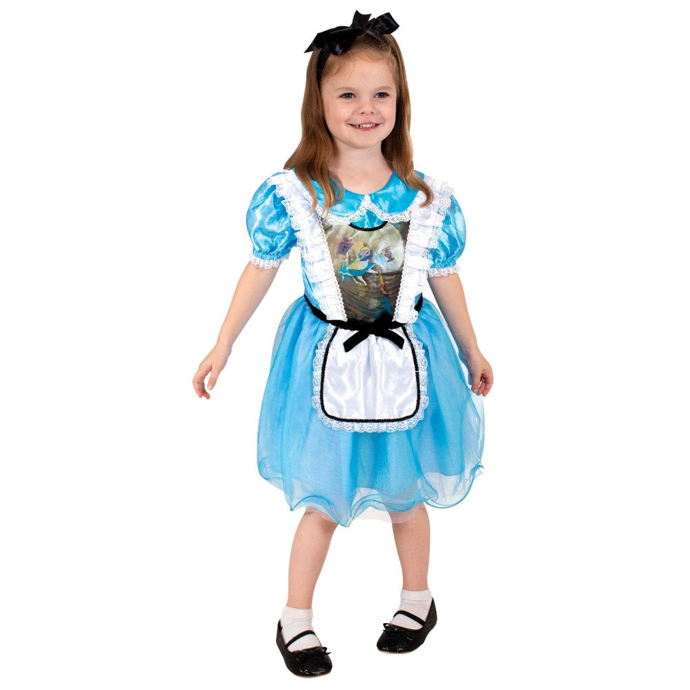 Alice In Wonderland Premium Lenticular Child Girl's Costumes