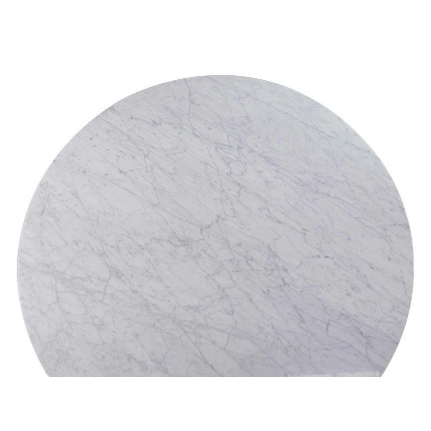 Allure Marble Round Dining Table 115cms - Natural