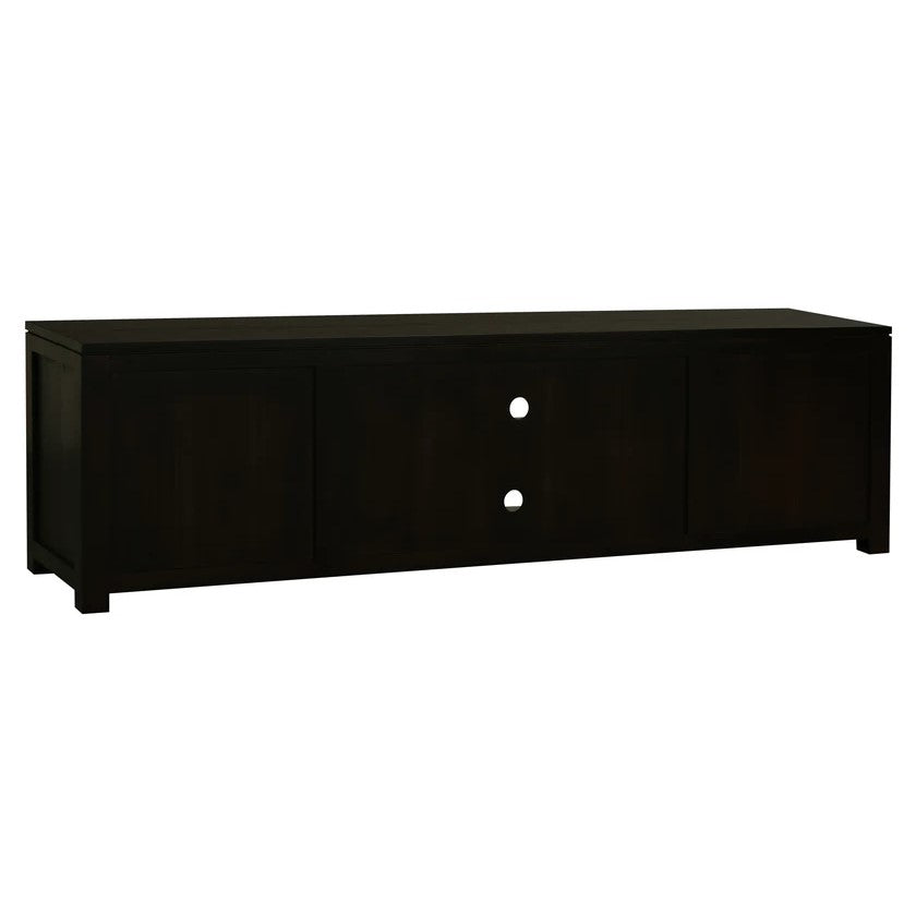 Amsterdam Timber 4-Drawer Entertainment Unit - 170cms - Chocolate