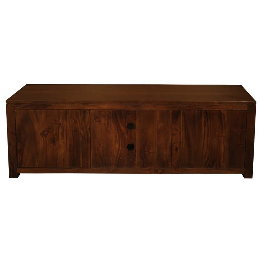 Amsterdam Timber 4-Drawer Entertainment Unit - 170cms - Mahogany