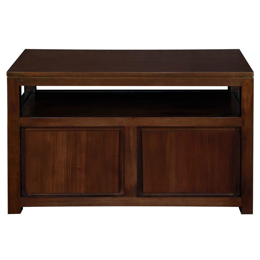 Amsterdam Wooden 2 Door TV Stand - Mahogany