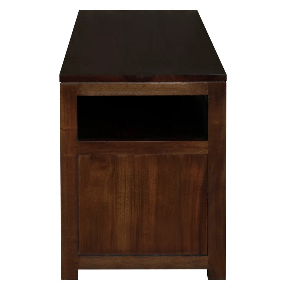 Amsterdam Wooden 2 Door TV Stand - Mahogany