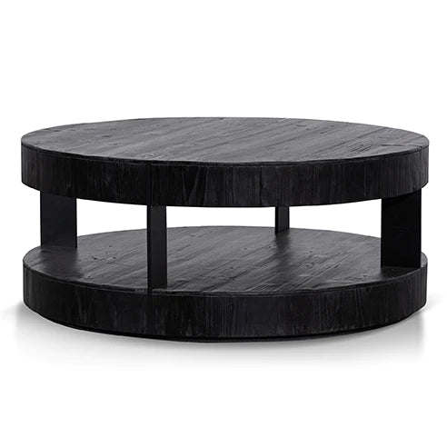 Antique-Inspired Coffee Table 100cms - Black