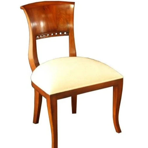 Antique Allure Biedermeier Dining Chair - Light Mahogany